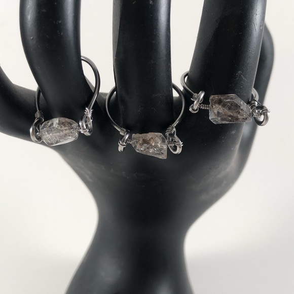 Custom Herkimer Diamond Ring Post - Picture 9 of 10